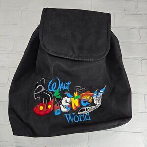 Disney Park Exclusive Vintage Drawstring Back Pack